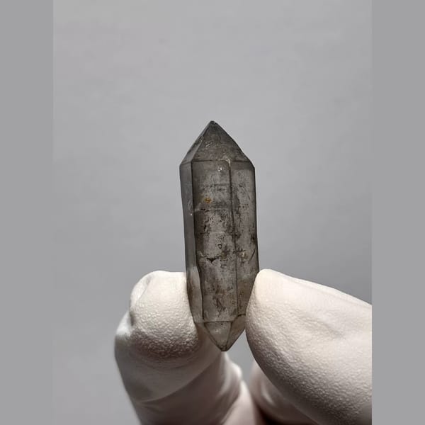 Sketch-Inclusion Double-Terminated Quartz from Yunnan, China — alternate view