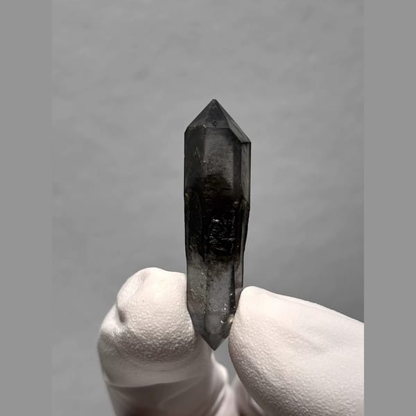 Bright Double-Terminated Quartz from Yunnan, China — complete view