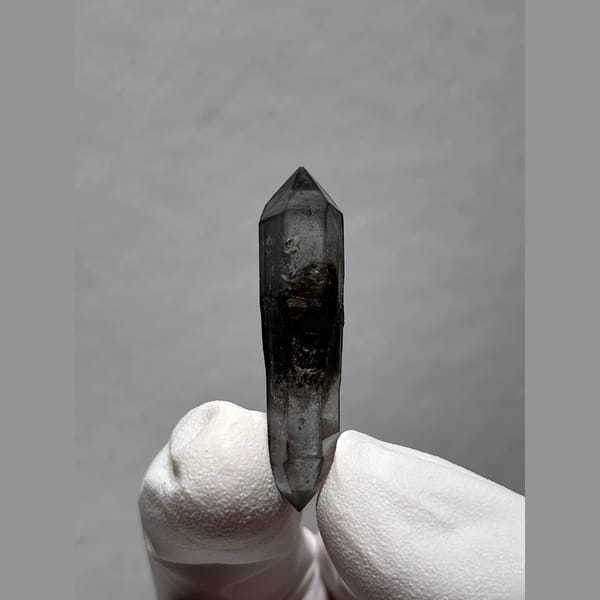 Bright Double-Terminated Quartz from Yunnan, China — alternate view