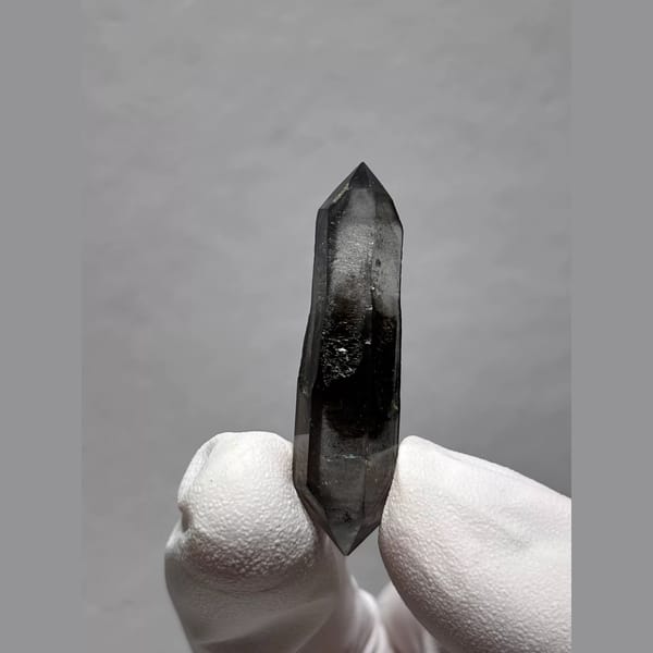 Bright Double-Terminated Quartz from Yunnan, China — alternate view