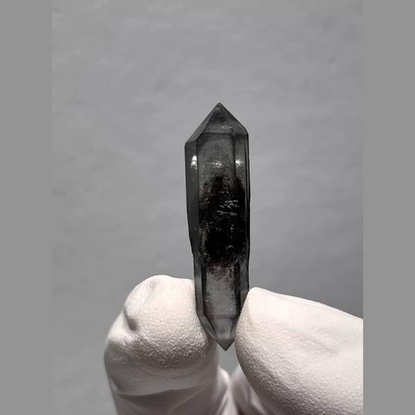 Bright Double-Terminated Quartz from Yunnan, China — detail view
