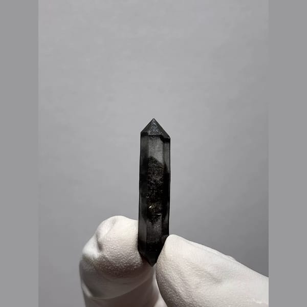 Bright Double-Terminated Quartz from Yunnan, China — complete view