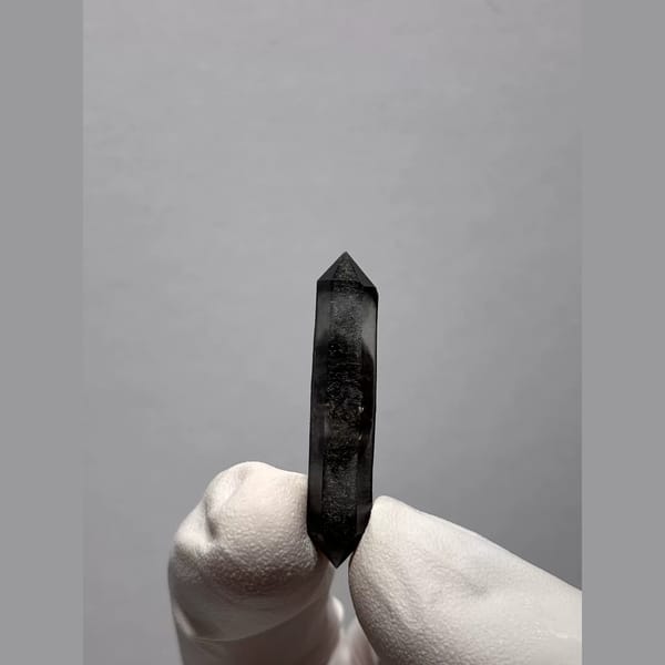 Bright Double-Terminated Quartz from Yunnan, China — alternate view