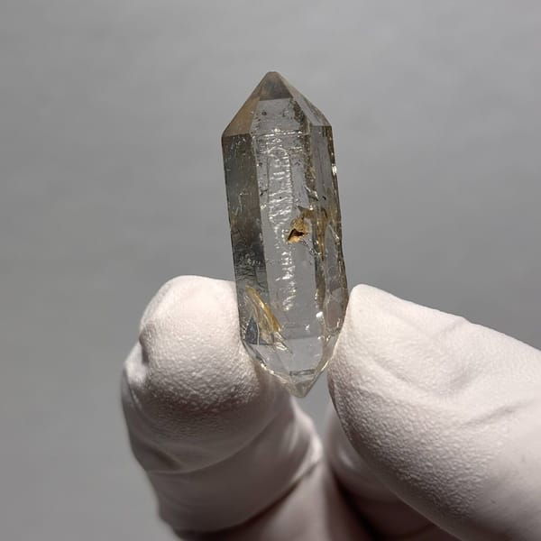 Quartz skeletal double-terminated crystal from Yunnan, China, natural mineral specimen, photo 1 of 7