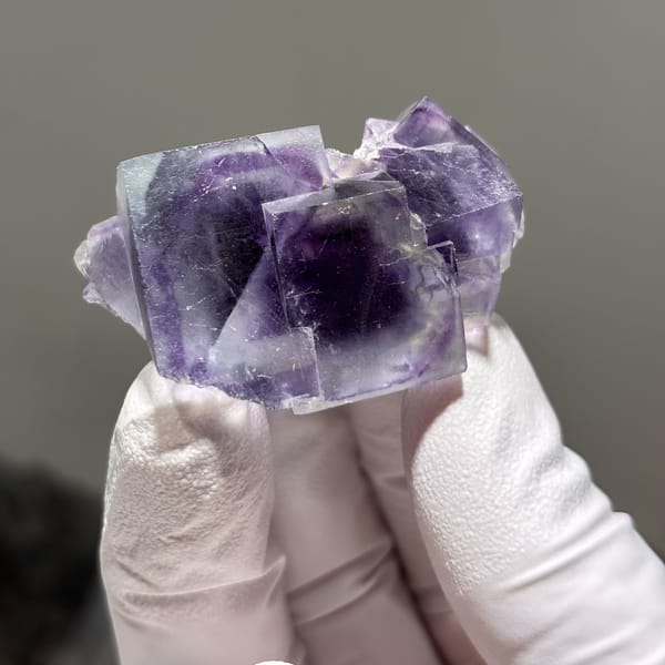 Fluorite crystal from Inner Mongolia, China, natural mineral specimen, photo 1 of 6