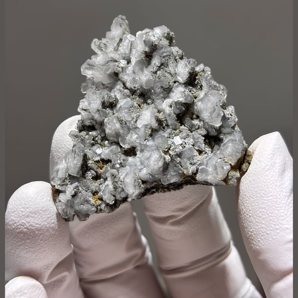 Calcite crystals with pyrite from Hubei, natural mineral for display, photo 5 of 5