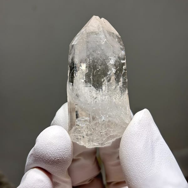 One-of-a-kind clear quartz crystal specimen from Xuebaoding, Sichuan, China, photo 4 of 5