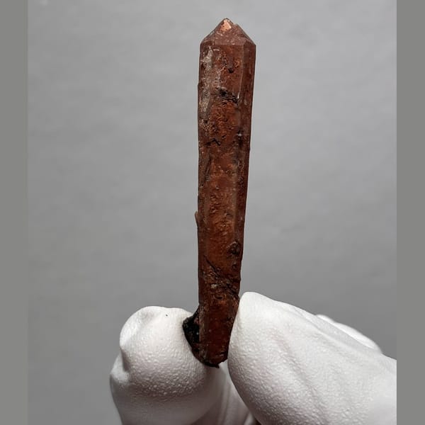 Quartz crystal with hematite from Inner Mongolia, natural mineral for display, photo 5 of 5