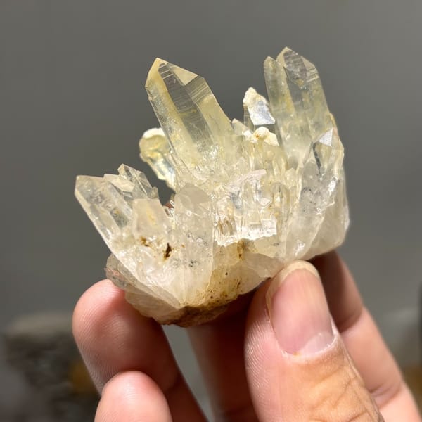 Cluster of clear quartz from Sichuan, one-of-a-kind specimen, photo 3 of 5
