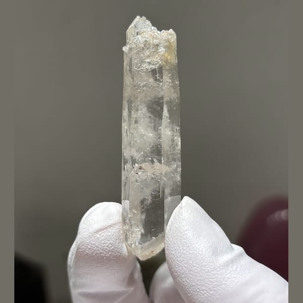 One-of-a-kind clear quartz crystal specimen from Xuebaoding, Sichuan, China, photo 4 of 5