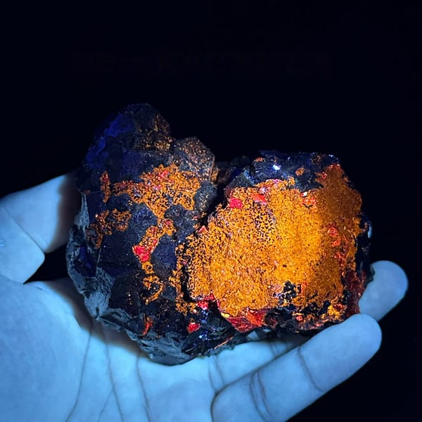 Heavy block of galena with sphalerite and pyrite from Peru, close-up of the crystal faces