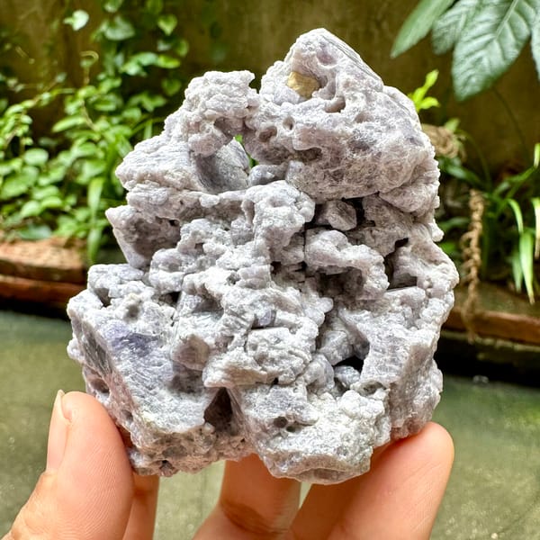 Purple spinel in marble, from Vietnam, another angle
