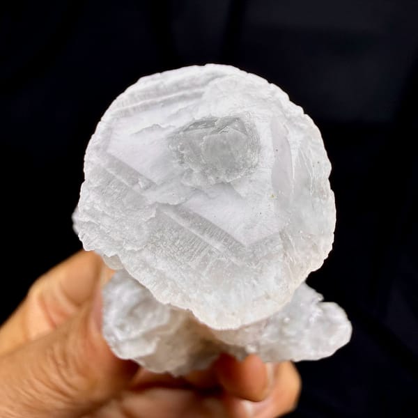 Layered calcite floater, from Fujian, China, top view