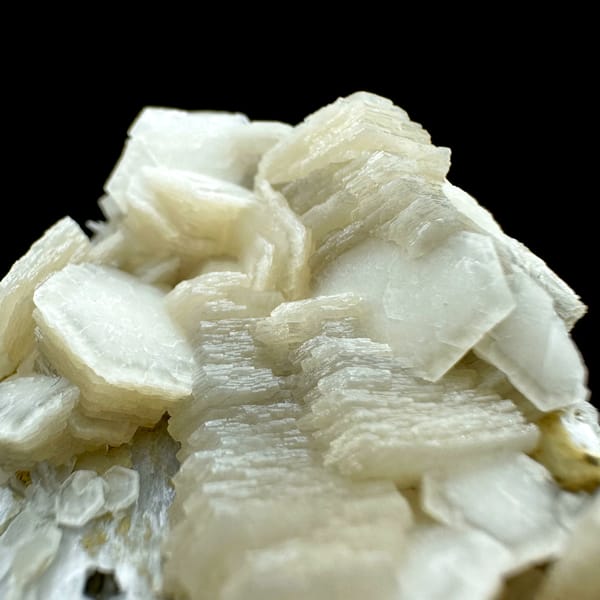 Hexagonal layered calcite, from Yunxiao, Fujian, China, top view