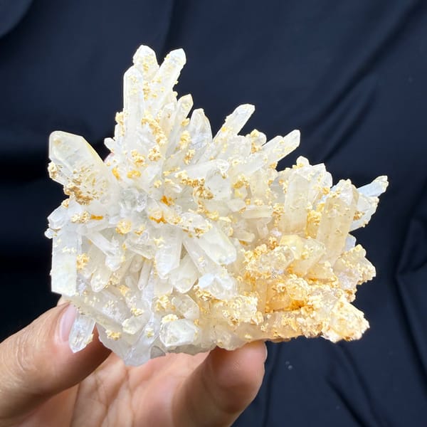 Quartz crystal cluster from China, raw mineral specimen for collectors, photo 2 of 5