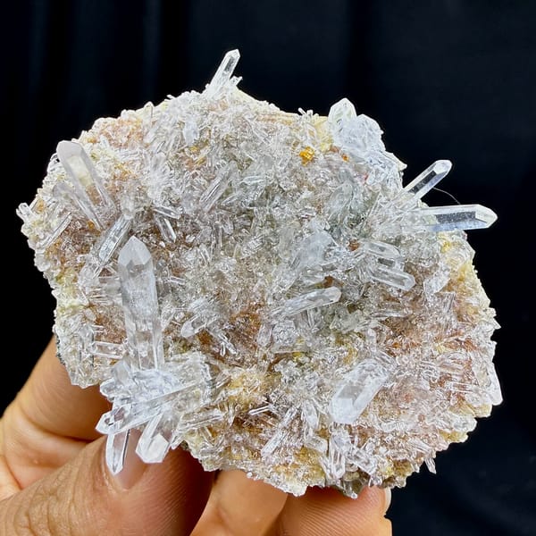Cluster of clear quartz from China, one-of-a-kind specimen, photo 3 of 5
