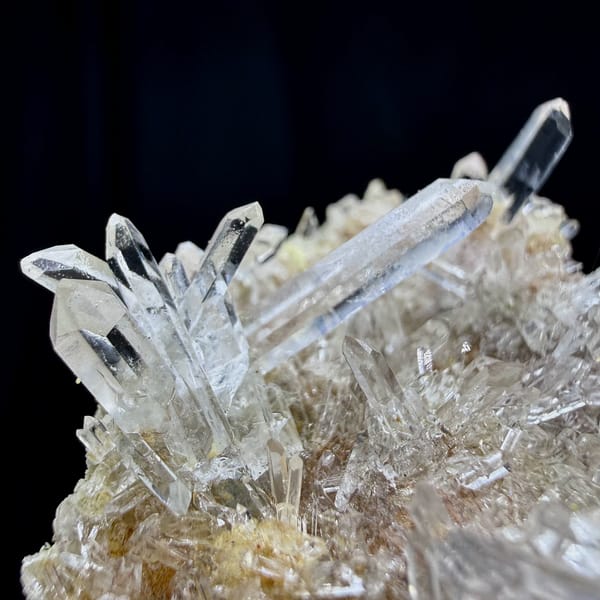 Clear quartz crystal cluster from China, natural mineral for display, photo 5 of 5