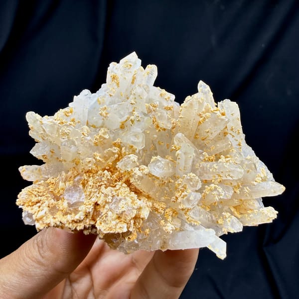 Quartz crystal cluster from China, raw mineral specimen for collectors, photo 2 of 5