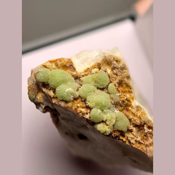 One-of-a-kind pyromorphite crystal specimen from Guilin, Guangxi, China, photo 4 of 7