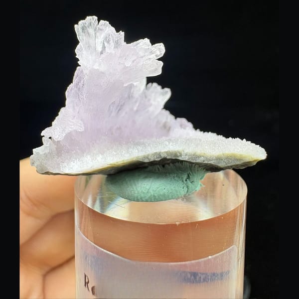 Aragonite crystal from Yunnan, 3.2 cm across, raw mineral specimen, photo 2 of 4