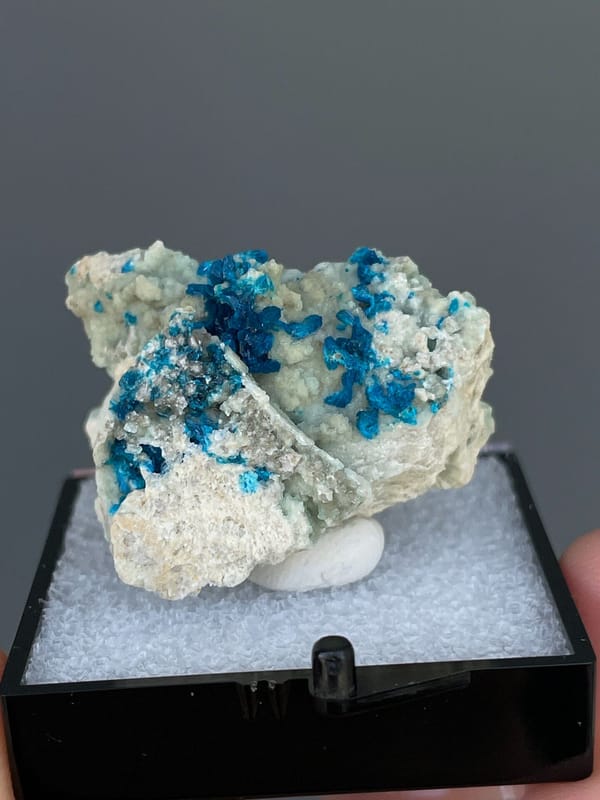 Deep Blue Veszelyite — Yunnan, China · 2.9 cm