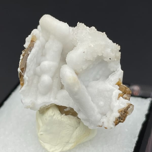One-of-a-kind white-coated barite crystal specimen from Henan, China, photo 4 of 8