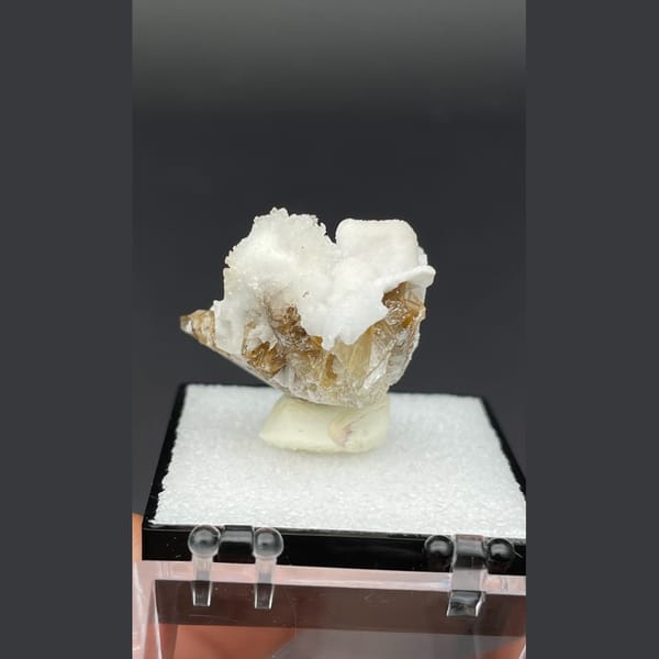 Raw barite crystal cluster from Henan, mineral specimen, photo 8 of 8
