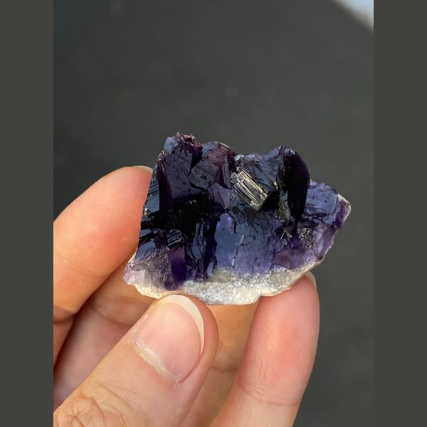 Crystals of fluorite from Xinjiang, one-of-a-kind specimen, photo 3 of 6