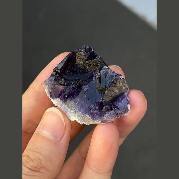 Fluorite crystals from Xinjiang, natural mineral for display, photo 5 of 6