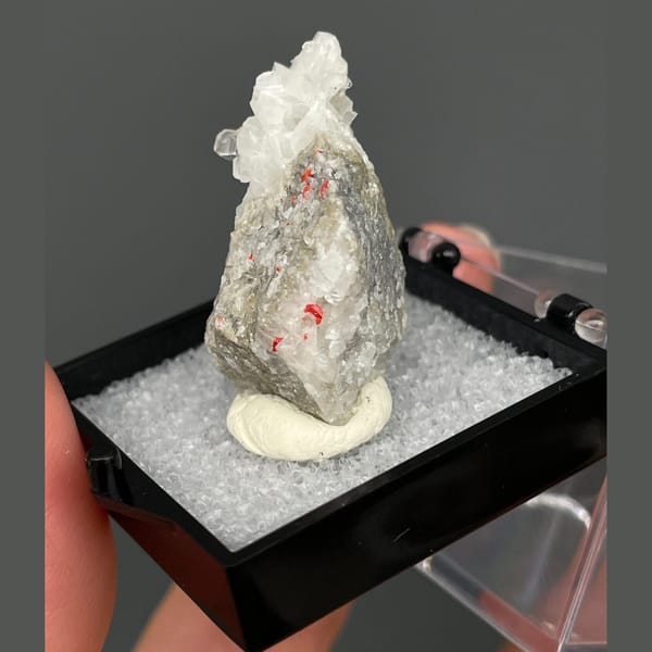 Calcite crystals from Shimen, 3.1 cm across, raw mineral specimen, photo 2 of 6