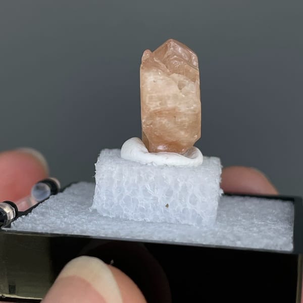 One-of-a-kind white cerussite crystal specimen from Gongcheng, Guangxi, China, photo 4 of 6