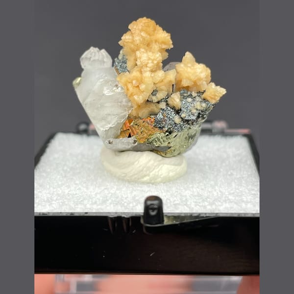 Quartz crystals from Jiangxi, 2.3 cm across, raw mineral specimen, photo 2 of 6