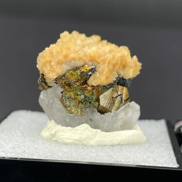 Quartz crystals from Jiangxi, 1.9 cm across, raw mineral specimen, photo 2 of 6