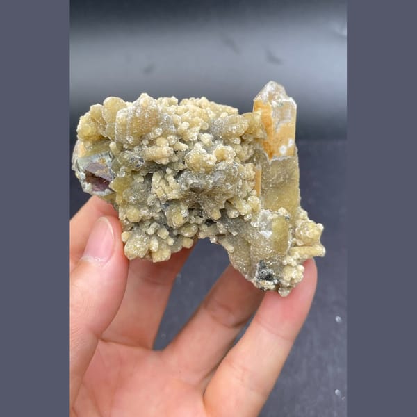 Quartz crystals with mica from Inner Mongolia, natural mineral for display, photo 5 of 6
