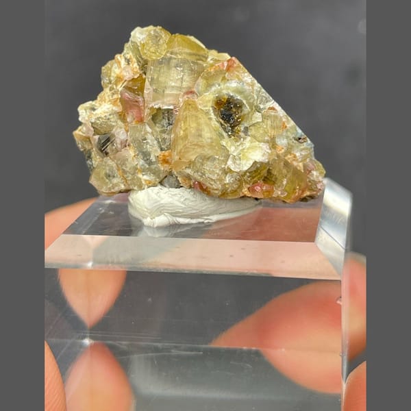 Color-zoned tourmaline crystals from China, natural mineral for display, photo 5 of 6
