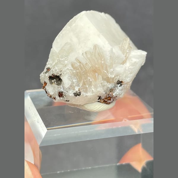 Hemimorphite crystals from Mexico, 2.6 cm across, raw mineral specimen, photo 2 of 6