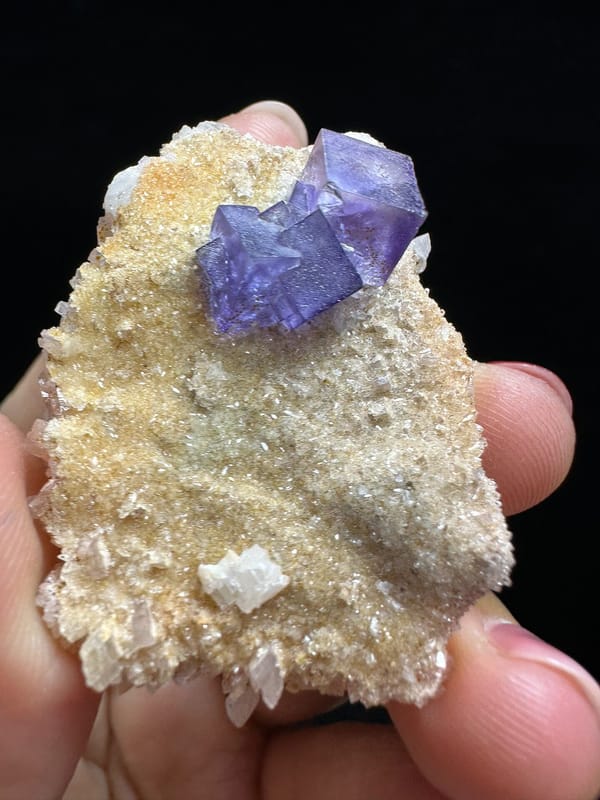 Fluorite from Xinjiang, China, individual mineral specimen view 1