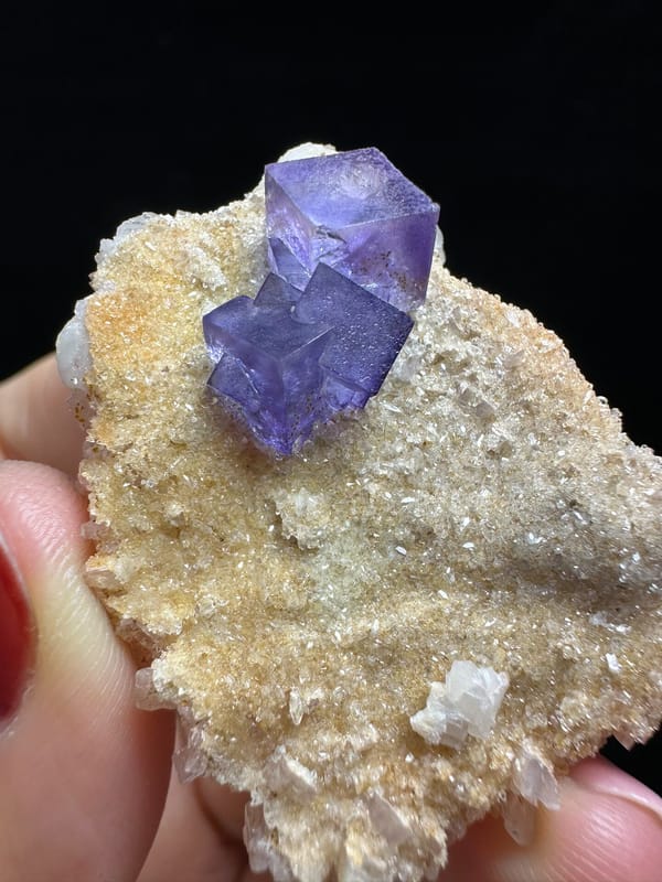 Fluorite from Xinjiang, China, individual mineral specimen view 2