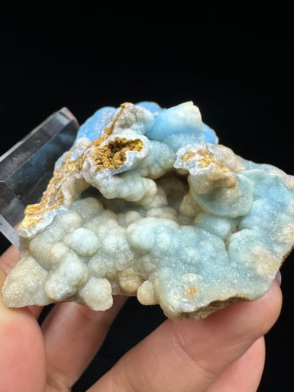 Hemimorphite from Yunnan, China, individual mineral specimen view 2