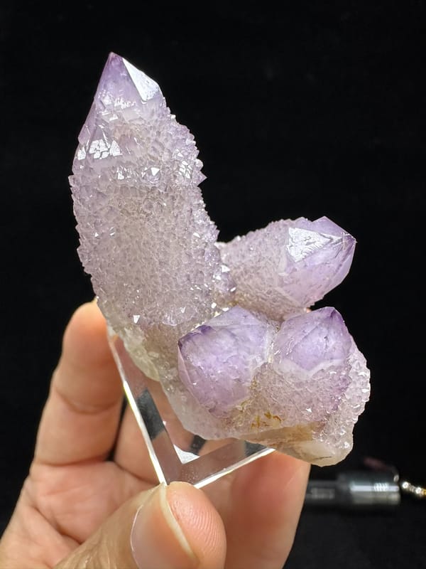Quartz from South Africa, individual mineral specimen view 2