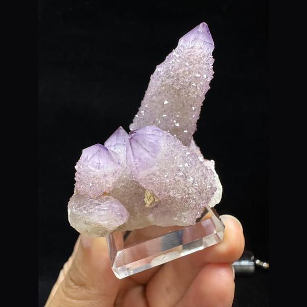 Cactus Amethyst Quartz from South Africa - complete view