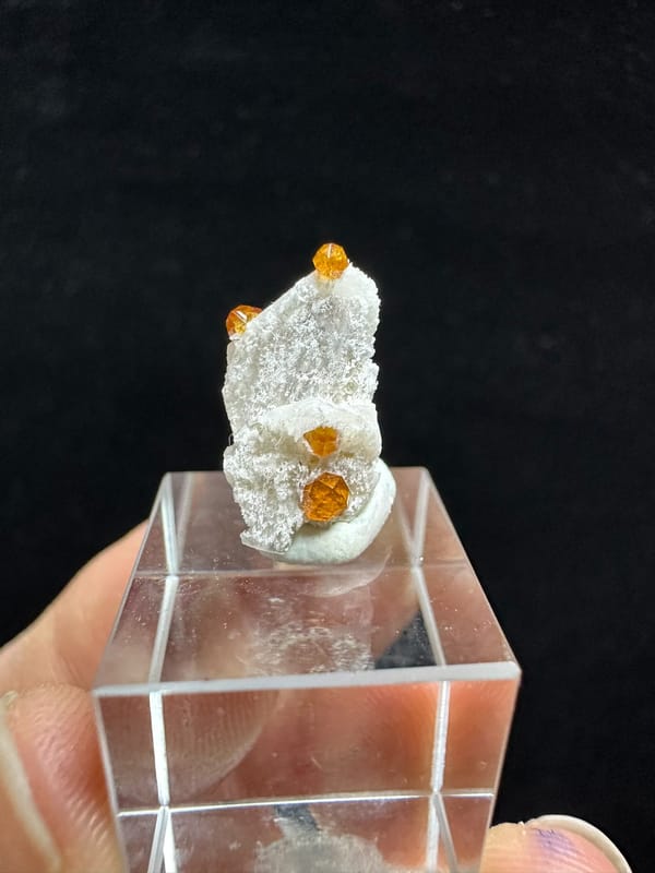 Spessartine from Fujian, China, individual mineral specimen view 2