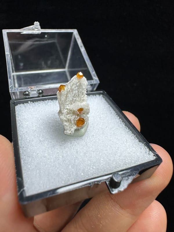 Spessartine from Fujian, China, individual mineral specimen view 3