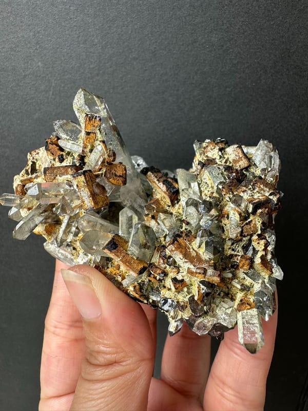 Epidote from Sichuan, China, individual mineral specimen view 4