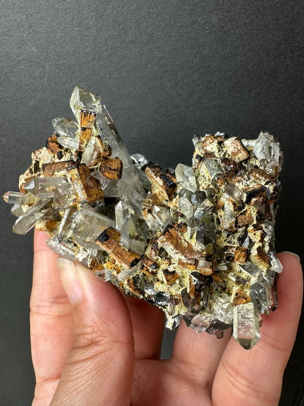 Epidote from Sichuan, China, individual mineral specimen view 7