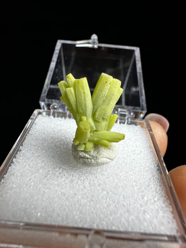 Pyromorphite from Guangxi, China, individual mineral specimen view 3