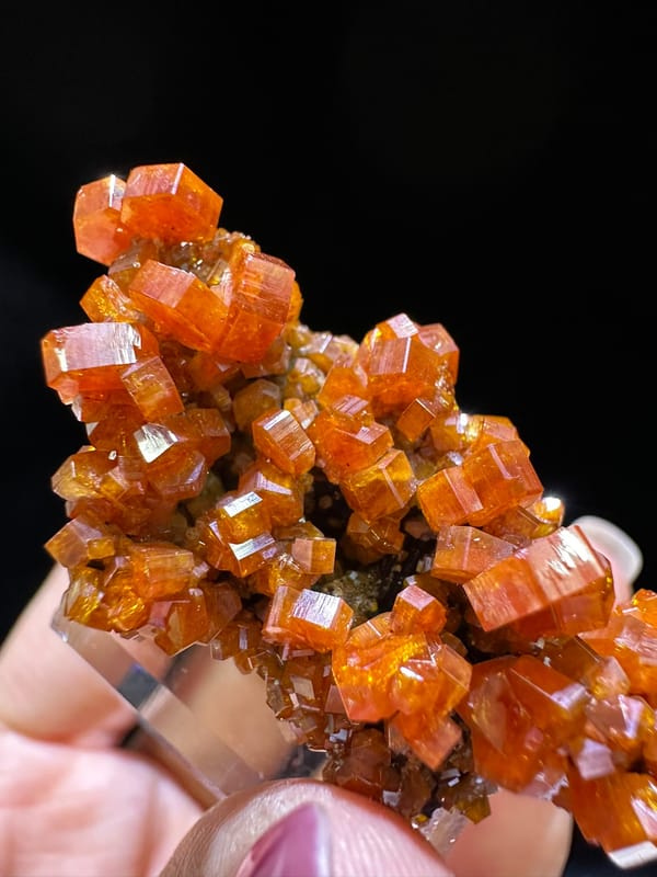Vanadinite (source-recorded) from Morocco, individual mineral specimen view 3