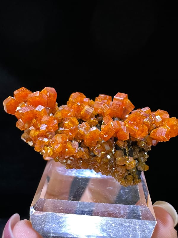 Vanadinite (source-recorded) from Morocco, individual mineral specimen view 4