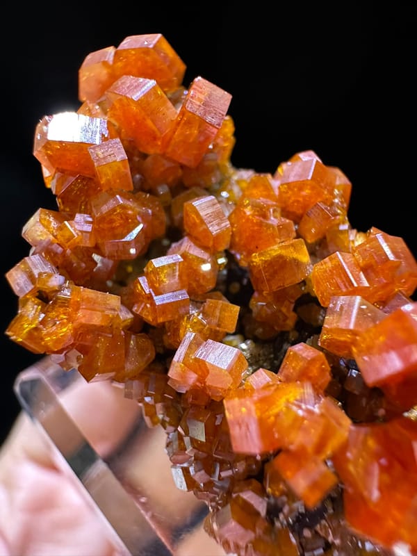 Vanadinite (source-recorded) from Morocco, individual mineral specimen view 5