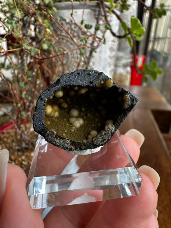 Calcite from Fujian, China, individual mineral specimen view 1